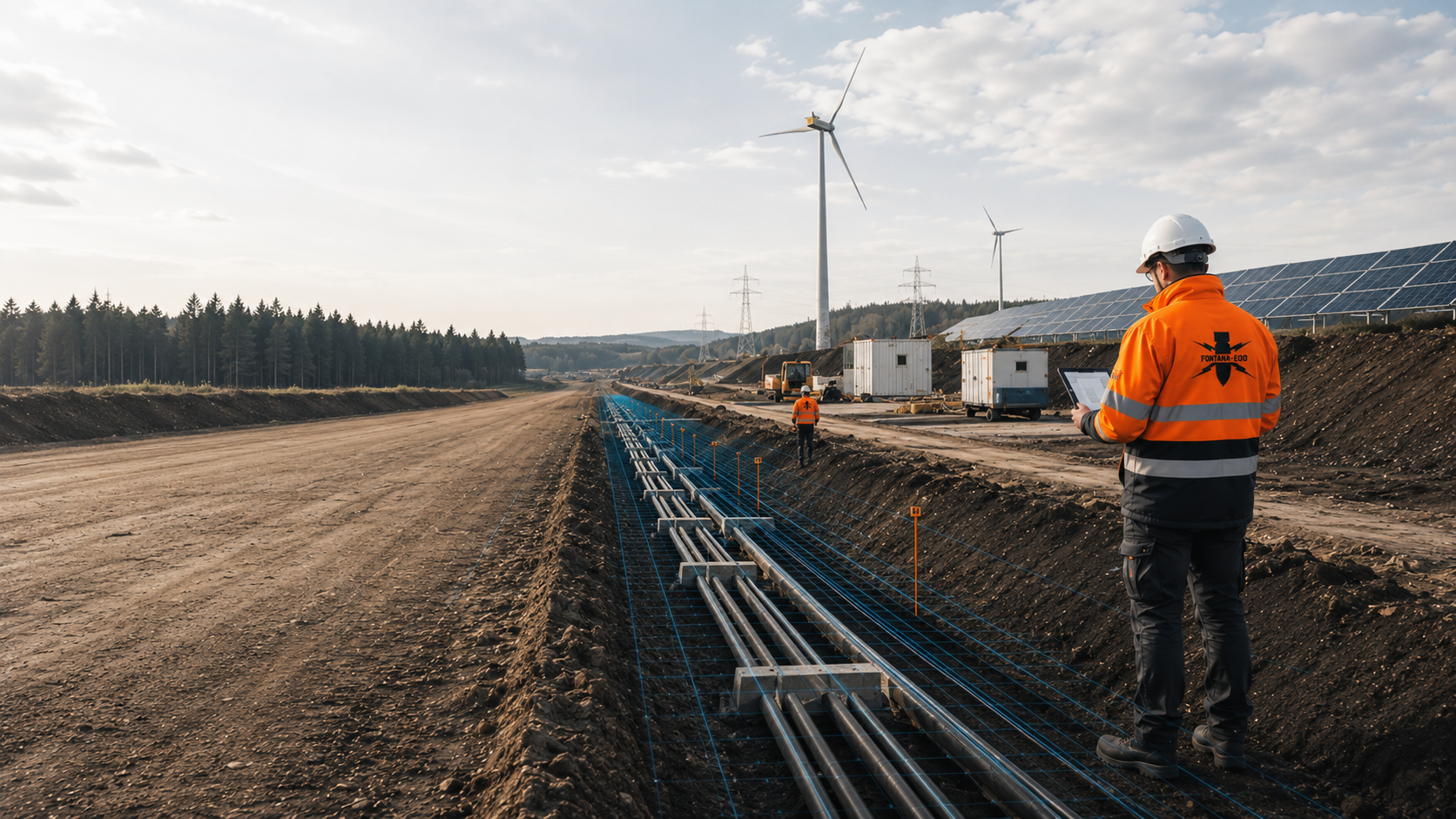 Bauaushubüberwachung bei Leitungsbau und Energieprojekten